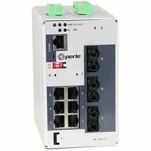 Perle Systems IDS409G3T2MD05SD10 6PORT MNGD SW GE RJ GE ST 2XMM SM10KM CTMP 07014260