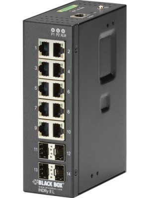 14-PORT INDUSTRIAL GIGABIT ETHE RNET SWITCH MANAGED EXTREME TEMP.
