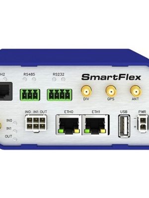 SMARTFLEX LTE 3ETH USB 2BI/BO SD RS232 RS485 2XSIM GPS POE PD