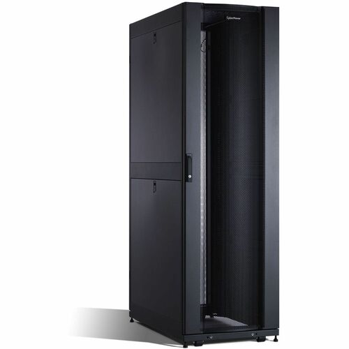 42U 19IN RACK ENCL 600X1070MM DR SIDE PNLS BLK CASTRS 5YR WARR