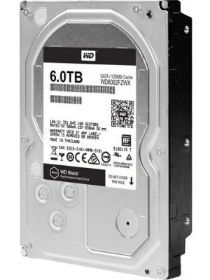 WD BLACK 6 TB HARD DRIVE 3.5 INTERNAL SATA (SATA/600) 7200RPM