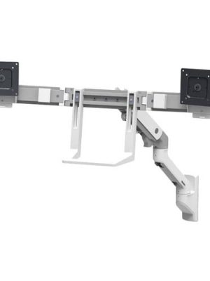 HX WALL DUAL MONITOR ARM BRIGHT