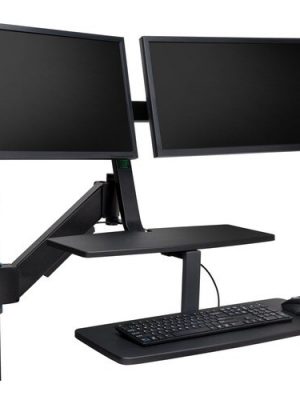 SMARTFIT SIT/STAND DUAL MONITOR WORKSTATION