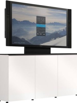 HEIGHT ADJUST WALL MNT FOR 55IN SURFACE HUB ADA COMPL WHITE BLCK TP