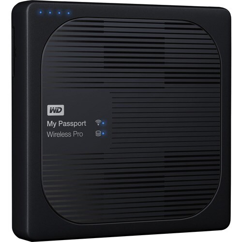 WD MY PASSPORT WIRELESS PRO 4 TB PORTABLE NETWORK HARD DRIVE
