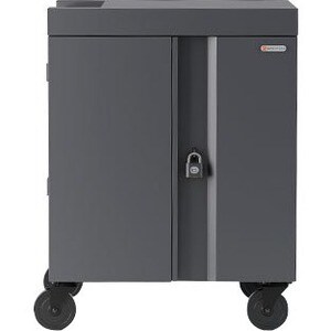 CUBE CHARGE CART 32 AC BP 1.4IN W SLOTS BLACKPUMICE FINISH