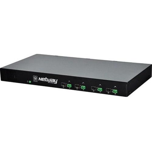 4PORT FIBER TRANS/MIDSPAN 1U