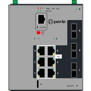 Perle Systems IDS-509F3PP6C2SD20SD80 SWITCH 6POE SC 2XFE SM20K 1X SM80K CTMP 07016730