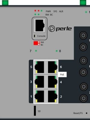 IDS-509G3PP6T2MD05SD40 SWITCH 6POE ST 2XGE MM.5K 1X SM40K CTMP