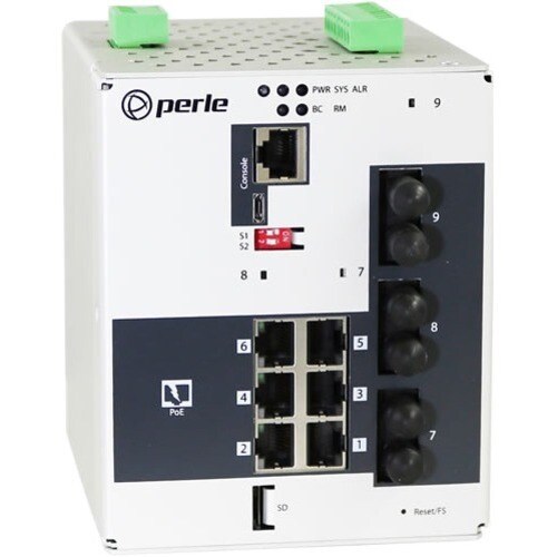 IDS-509F2PP6T2MD2XT POE SWITCH 6POE 1GE 2XFE ST MM2K XTMP