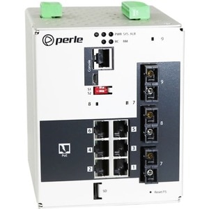 Perle Systems IDS-509F3PP6C2SD40SD20 SWITCH 6POE SC 2XFE SM40K 1X SM20K CTMP 07016790
