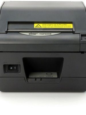 TSP800 THERM LABL CUT WLAN ENET USB TWO PERP USB CLOUDPRNT GRAY EXT