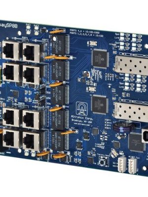 8PORT FIBER MEDIA CONV 2SFP