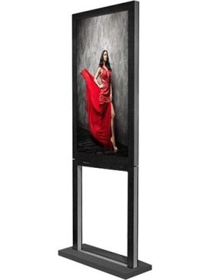 55IN HIGH BRIGHT LCD DUAL SIDED 3000/1000 NIT W/ STAND