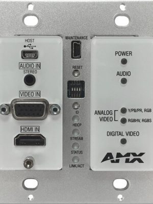 AMX NMX-ENC-N1115-WP-BL SVSI DECOR STYLE WALLPLATE