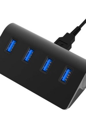 40PK 4PORT HB-MC3B USB 3.0 MAC STYLE HUB BLACK