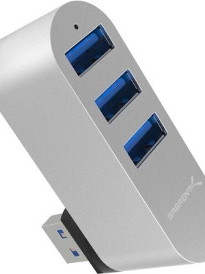 50PK 3PORT HB-R3MC USB 3.0 ROTATING MAC STYLE HUB