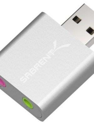 100PK AU-EMAC USB SOUND ADAPT SILVER MAC-STYLE