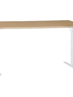 72IN MELAMINE BEECH VENEER TABLETOP WITH STEEL FRAME WHITE