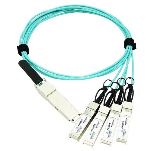 40GBASE-AOC QSFP+ TO 4 SFP+ ACTIVE OPTICAL BREAKOUT CABLE
