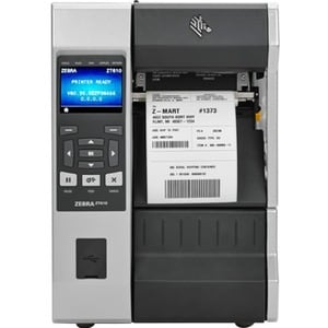 TT PRINTER ZT610 4X203DPI US CORD SER USB GBE BT4.0 USB WRLS