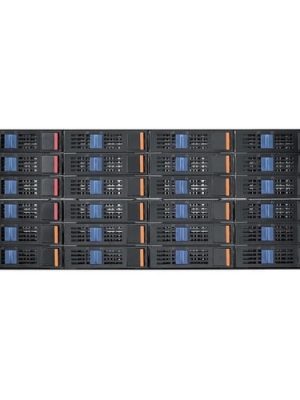 4U STORAGE CHASSIS FOR ATX SVR 24 HOT-SWAP DRIVE BAYS W/RPSU 550W