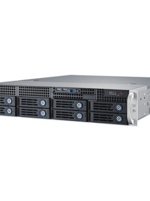 2U RACK CHASSIS MICROATX/ATX SVR BOARD W/ 8 HOT-SWAP DRIVE BAYS
