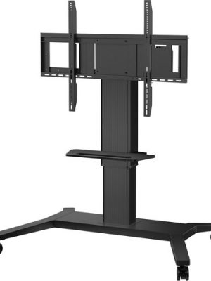 VB-STND-002 MOTORIZED TROLLEY CART 55IN 65IN 75IN  86IN IFP