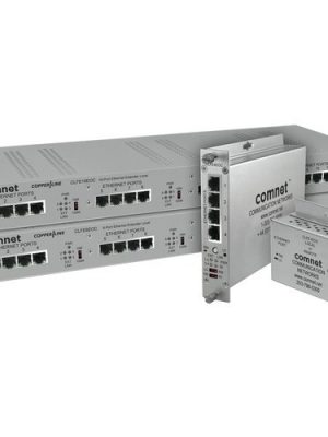 Comnet 8-CHANNEL ETHERNET OVER UTP WITH PASS-THROUGH POE CLFE8EOU