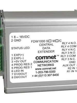 FIBER OPTIC WIEGAND DATA LINK EXTENDER SM 1 FIBER CENTRAL