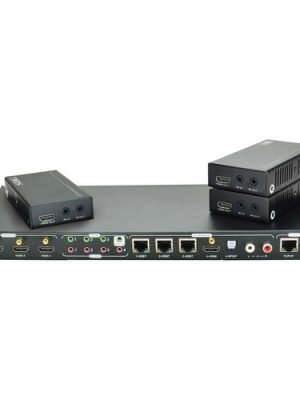HDMI HDBASET 4X4 4K MATRIX KIT 4 HDMI SOURCE DEVICES DISPLAY
