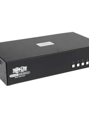 SECURE KVM SWITCH 4PORT NIAP DUAL MONITOR DVI + AUDIO PP3.0