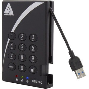 16TB 8TB SSD AEGIS PADLOCK 16TB SSD USB 3.0 HW ENCRYPTED