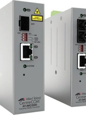 TAA 10/100/1000T POE+ TO 100X/ 1000X SFP IND TEMP GIGABIT MEDIA