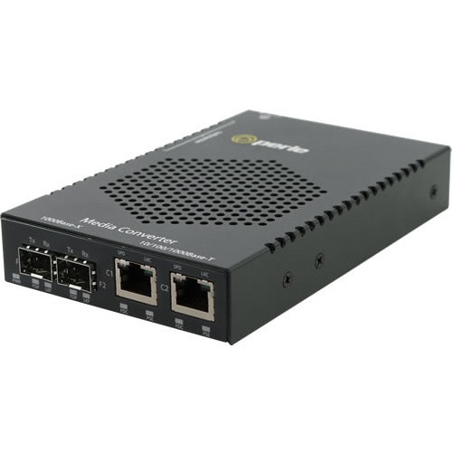 S-1110DHP-DSFP-XT MEDIA CONVRT 2X 10/100/1000 2X SFP SLOT HI-POE