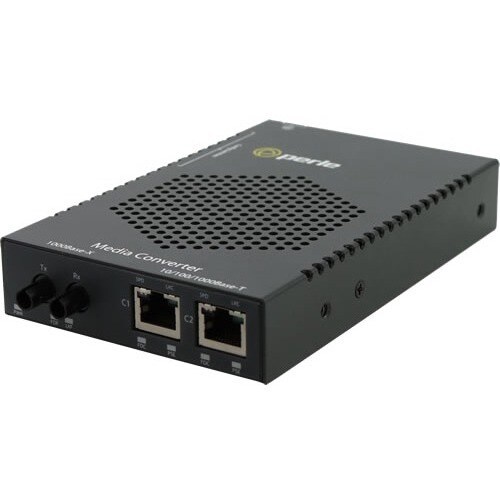 S-1110DHP-ST70 MEDIA CONVERTER 10/100/1000 DUAL ST 70 KM HI-POE