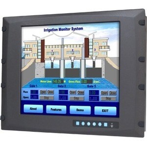 8U 17IN SVGA WT IND MONITOR W/ RESISTIVE TOUCHSCREEN