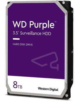 WD PURPLE 8 TB HDD 3.5 INTERNAL SATA NETWORK VIDEO