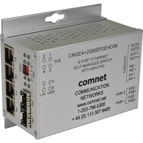 6PORT INTELLIGENT SELF-MANAGED ETHERNET SWITCH