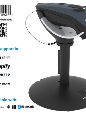 DURASCAN D760 UNIVERSAL BARCODE SCANNER & TRAVELID READER GRAY