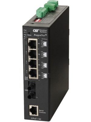 RUGGEDNET GPOE+/MI ST MM 850NM 4X 10/100/1000T - 2X 1000X 550M DC