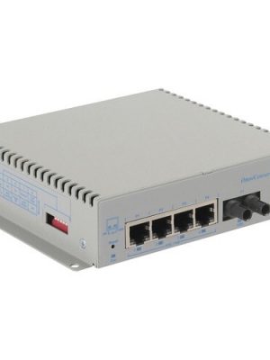 OMNICONVERTER GHPOE/M 60W 12KM 4X 10/100/1000T - 1000X STMM DC EXT
