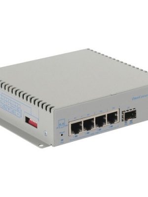 OMNICONVERTER GHPOE/M 60W 4X 10/100/1000T - 1000X SFP DC