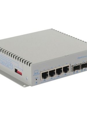 OMNICONVERTER GHPOE/M 60W 4X 10/100/1000T - 2X 1000X SFP DC
