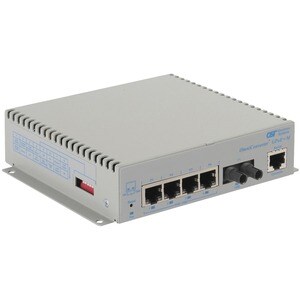 Omnitron Systems OMNICONVERTER GPOE+/M 550M 4X 10/100/1000T - 1000X ST MM AC 9520-0-14-1