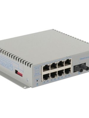 OMNICONVERTER GPOE+/M 550M 8X 10/100/1000T - 1000X STMM DC EXT