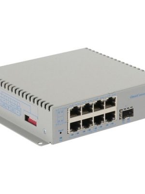 OMNICONVERTER GPOE+/M 8X 10/100/1000T - 1000X SFP DC