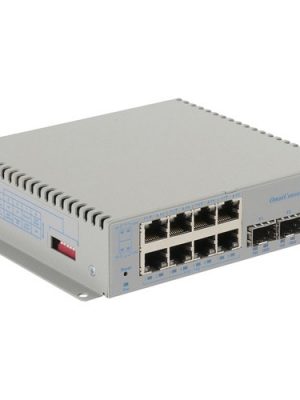 OMNICONVERTER GPOE+/M 8X 10/100/1000T - 2X 1000X SFP DC