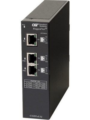RUGGEDNET GXHPOE/SI -40 TO 75C 1X RJ-45 POE/PD + 2 RJ-45 POE/PSE
