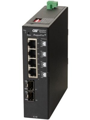RUGGEDNET G/SI 2X SFP SWITCH 4X 10/100/1000T 2X 1000X DC EXT